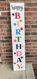 Carved Porch Sign - Happy Birthday