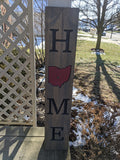 Carved Porch Sign - Home Ohio