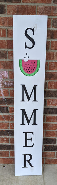 Carved Porch Sign - Summer Watermelon